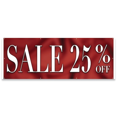 Signmission Sale 25% Off Banner Concession Stand Food Truck Single Sided B-96-30150